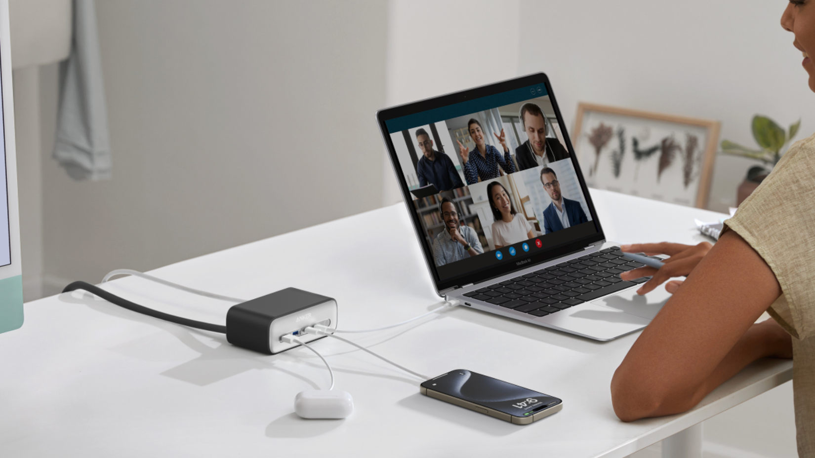 This Anker 7-in-1 charging station is perfect for travel and is