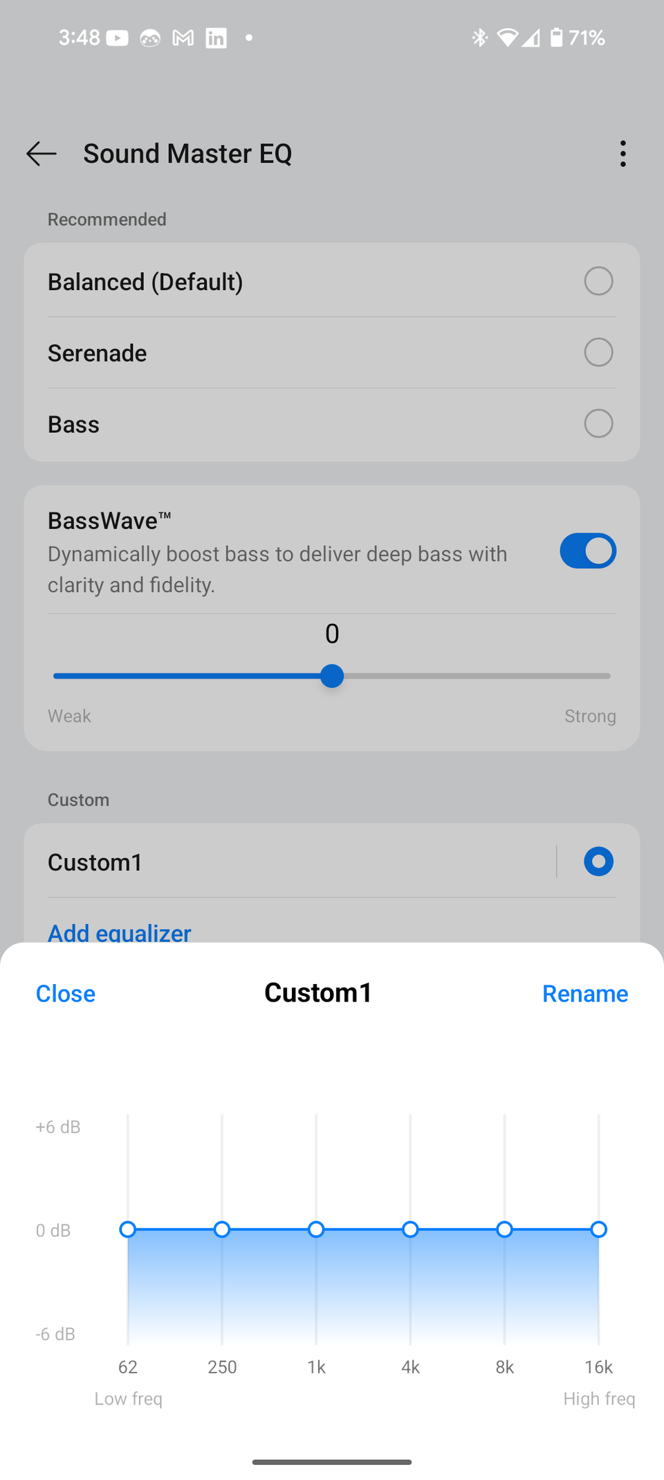 OnePlus Buds 4 Application Options