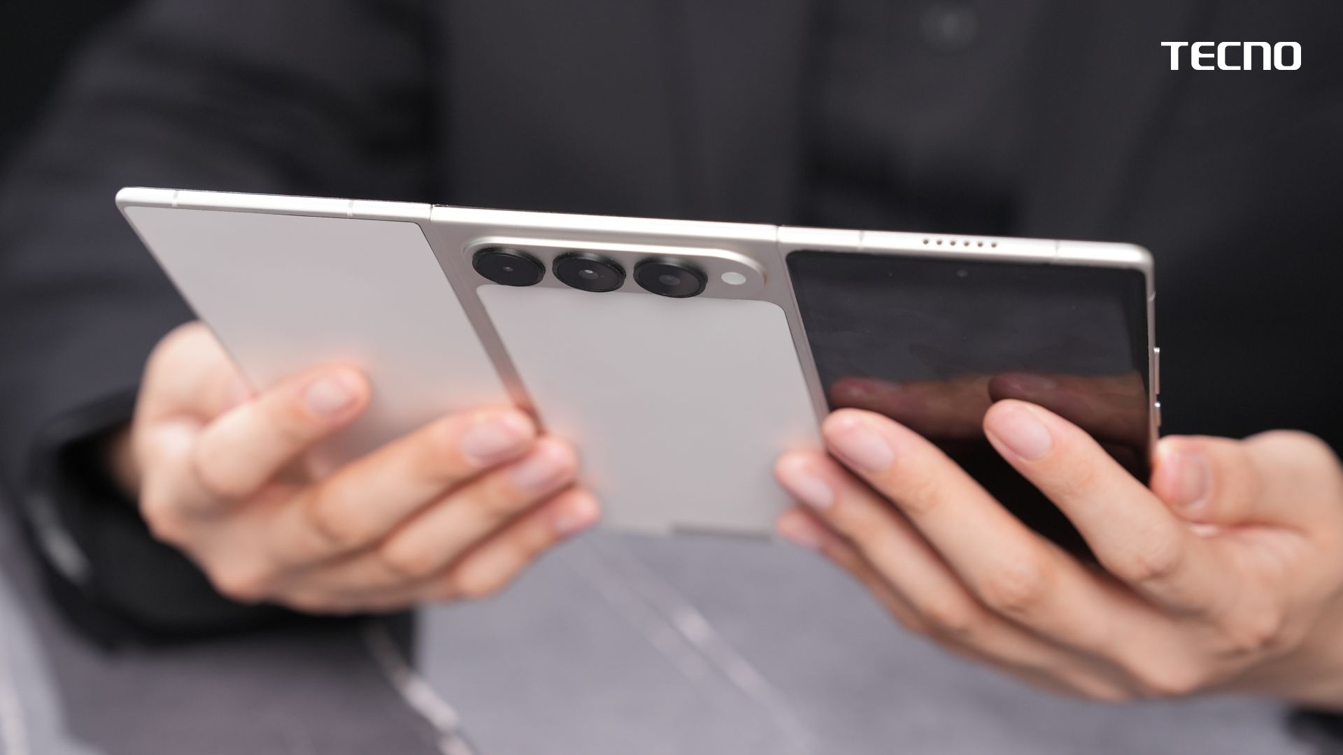 Wild Tecno tri-fold concept phone is thinner than the Galaxy Z Fold 7