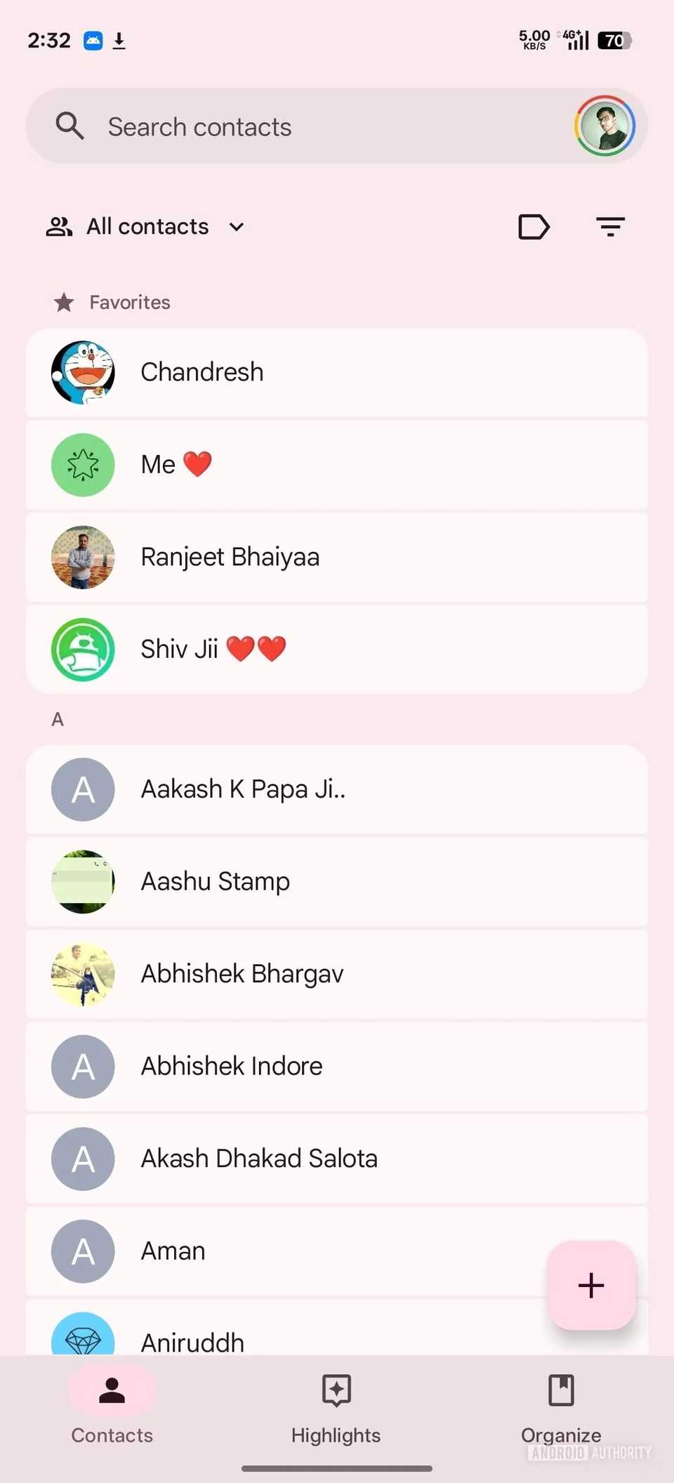 Google Contacts is finally getting a visual makeover with Material 3 ...