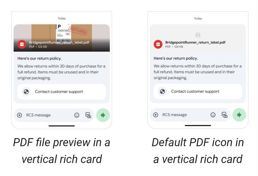 Google Messages launches PDF support in RCS chats for streamlined ...