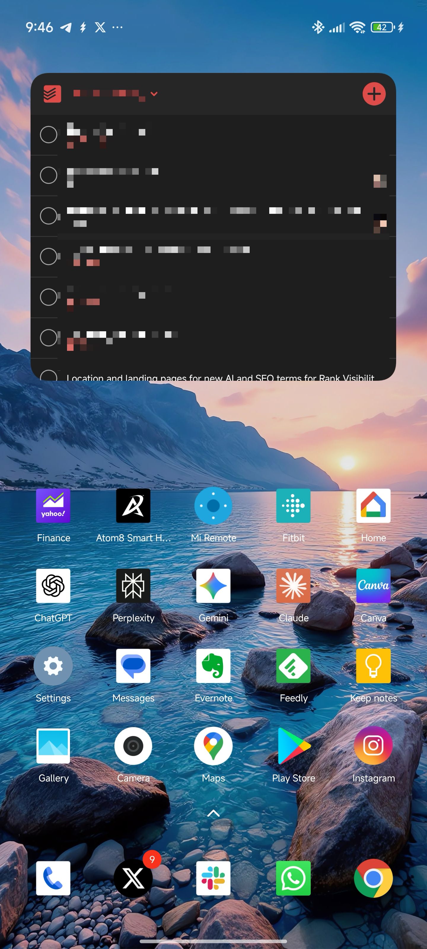 How I organized and decluttered my Android home screen