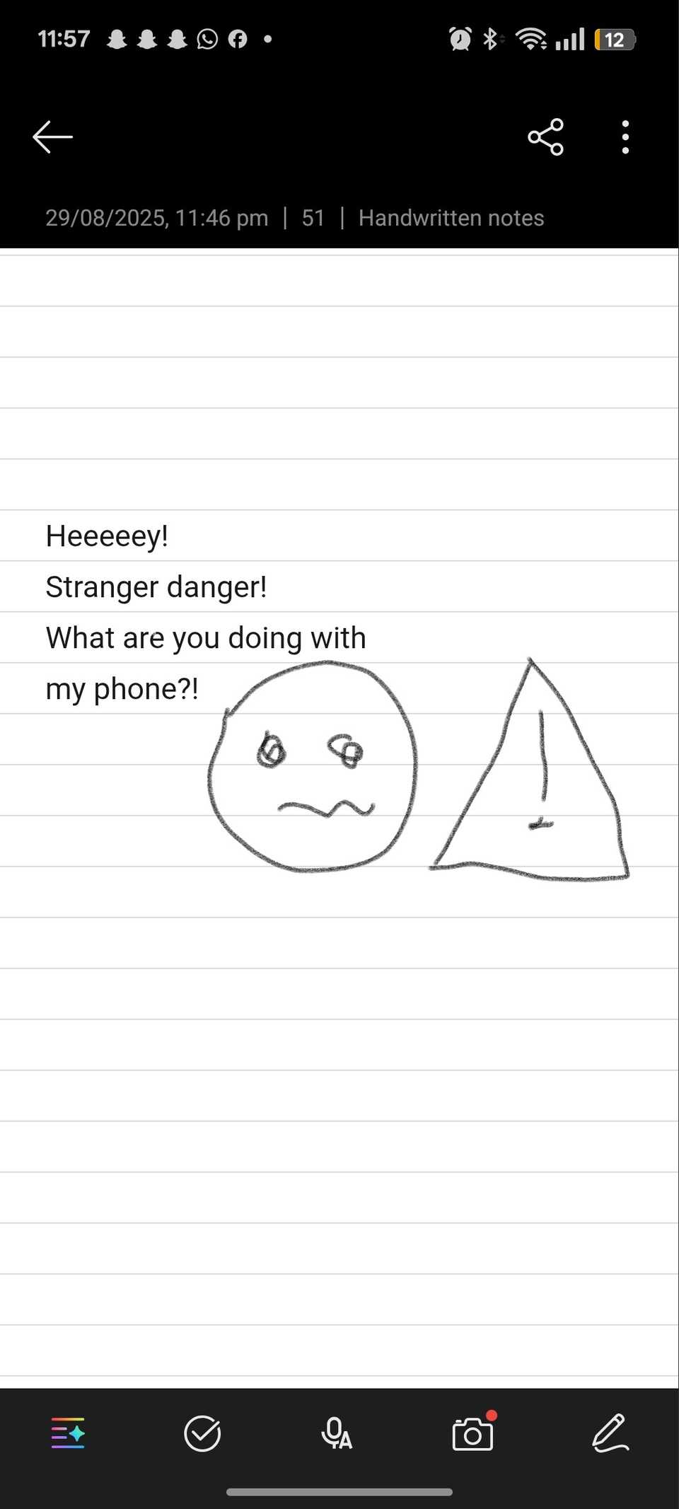 Realme-Notes-app-doodle