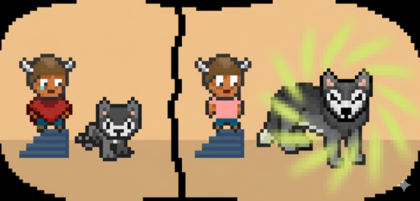 Habitica's pet and mount reward