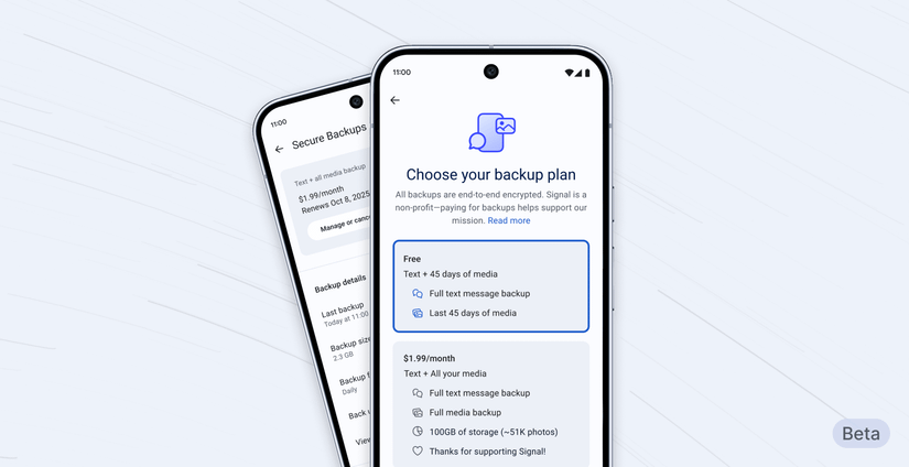 Introducing Signal Secure Backups