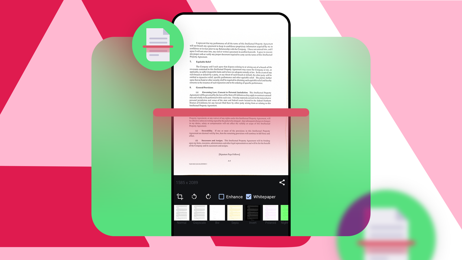 I finally found the free open source document scanner on Android and I ...