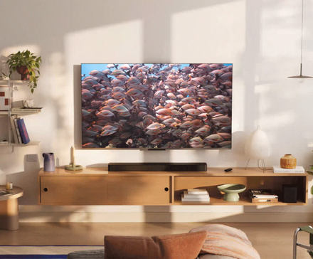 Linha Amazon Fire TV na sala de estar