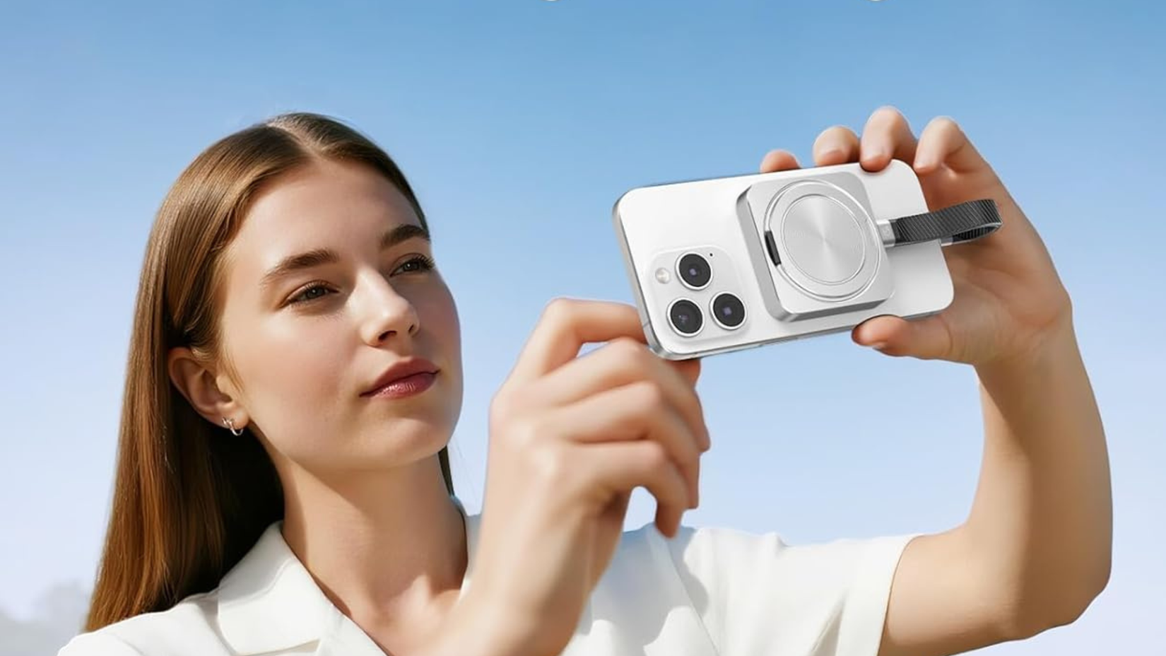 person holding ORICO 2TB Magnetic External SSD with Kickstand