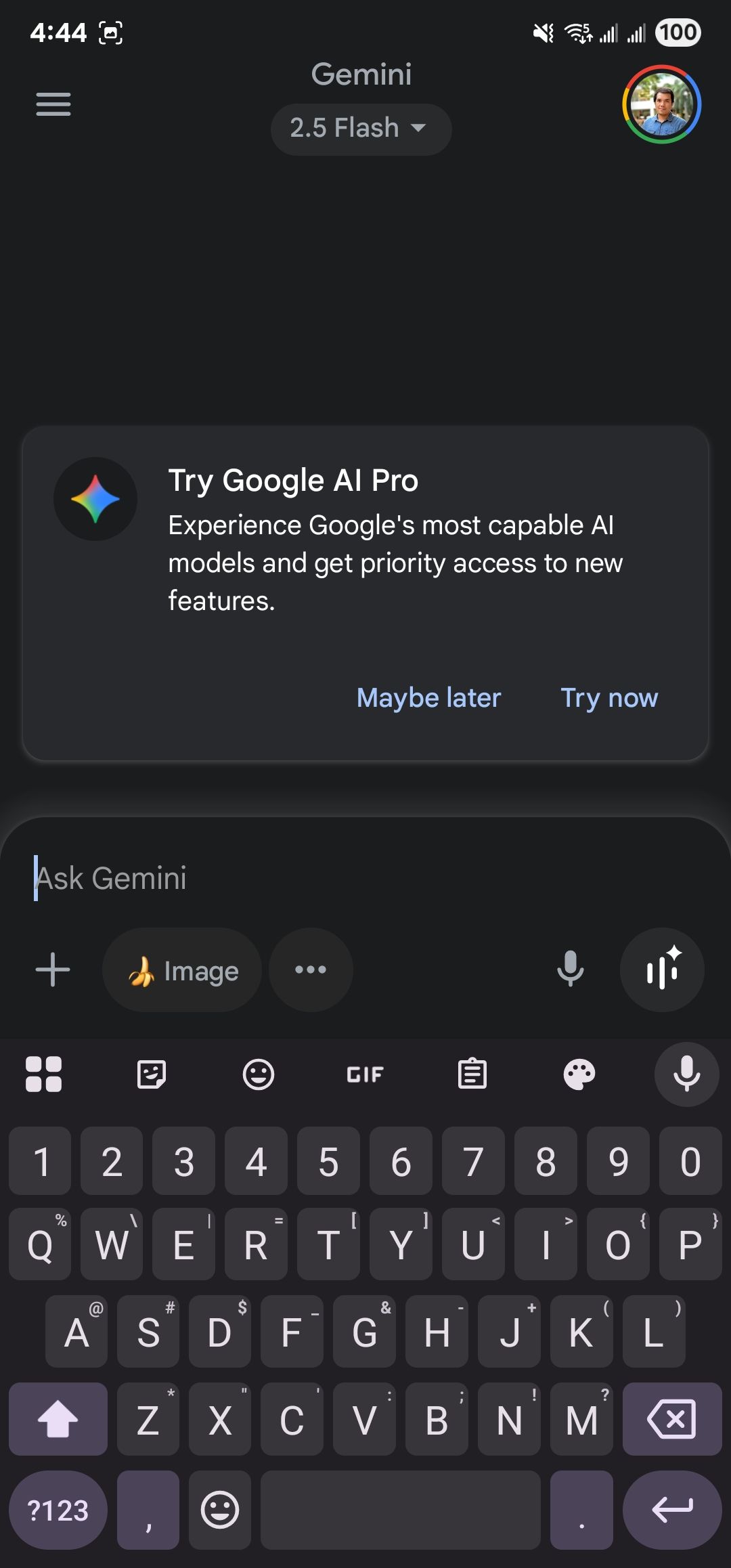 Google ditches the box on the Gemini app's prompt bar