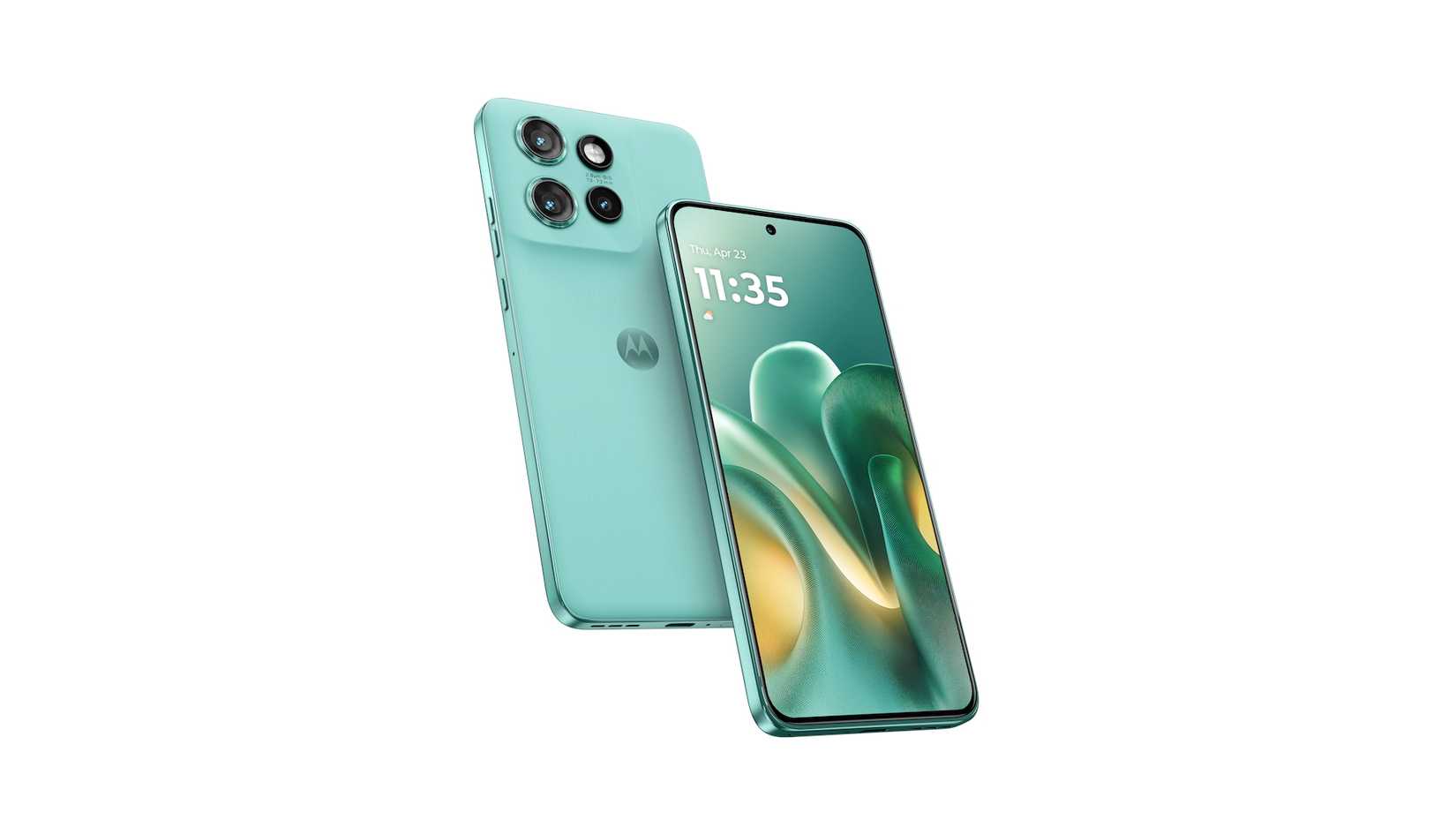 The Moto Edge 60 Neo in Pantone Frostbite