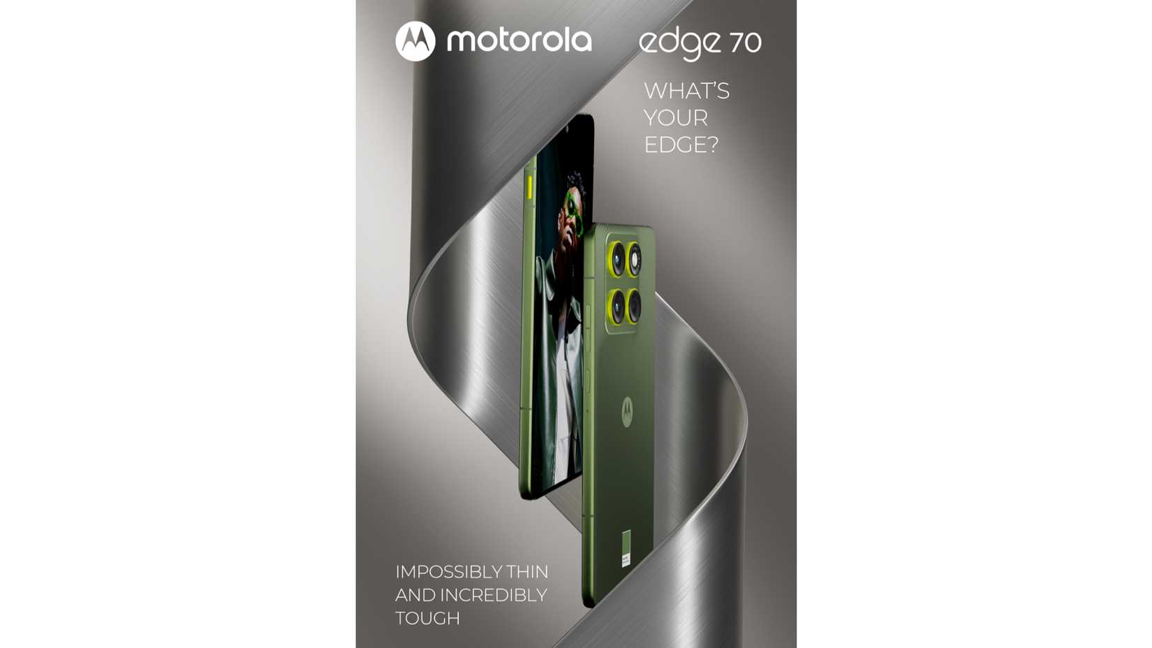 Motorola Edge 70 leaked teaser