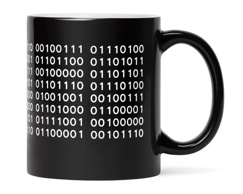 An image of Google's new Pixel 10 series merch mug.