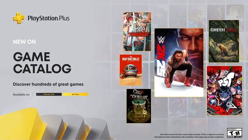 Key art for the September 2025 PS Plus Premium and Extra game lineup