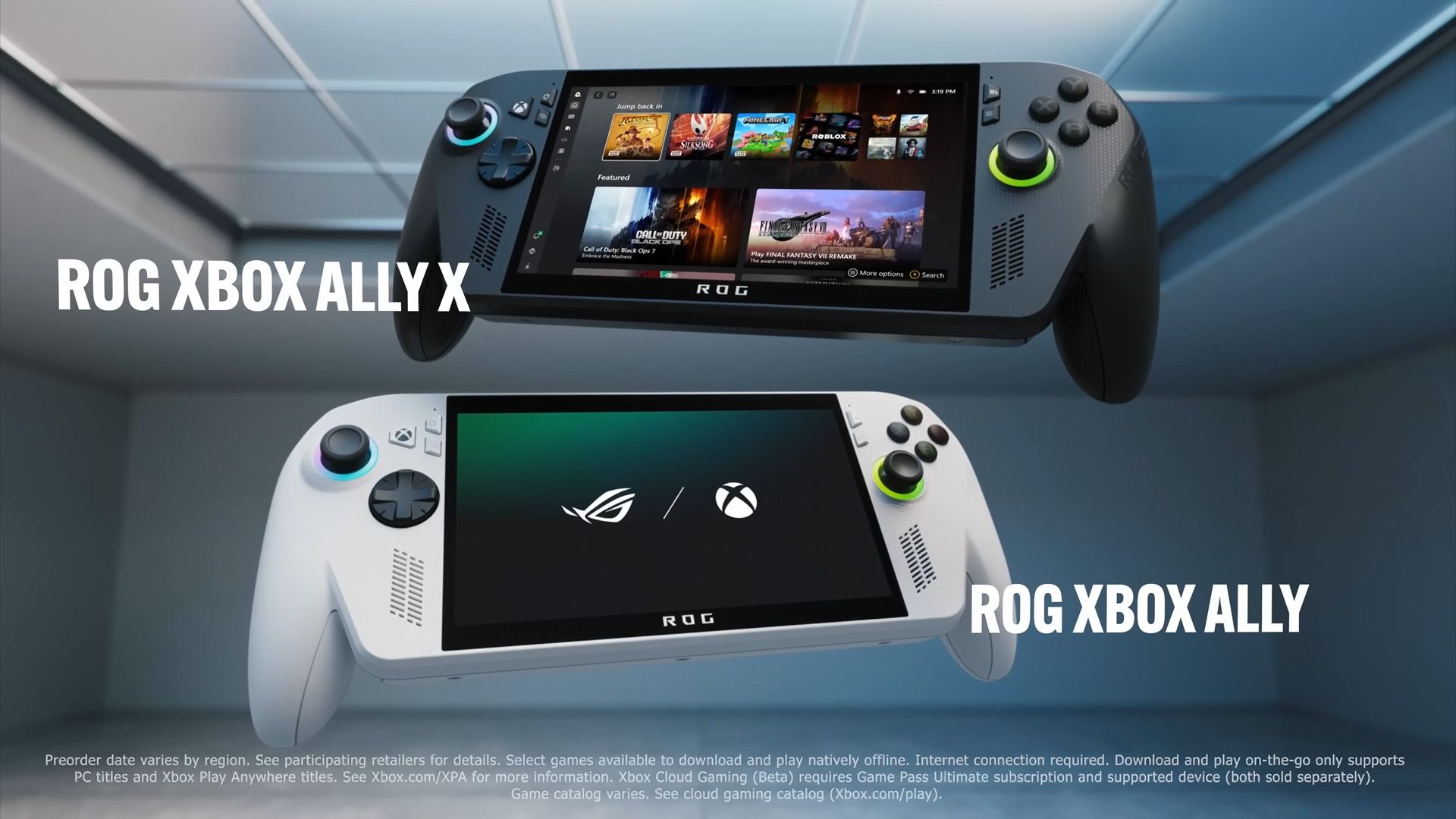 The ROG Xbox Ally handhelds cost up to $1000