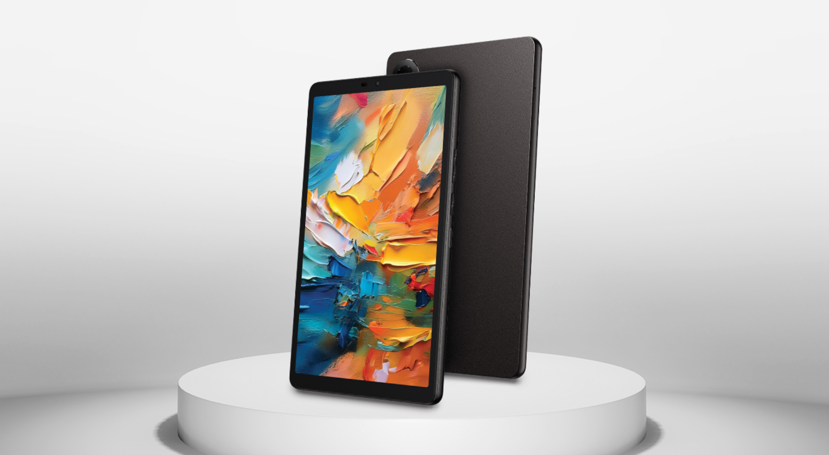 TAB 8 NXTPAPER 5G on a stand