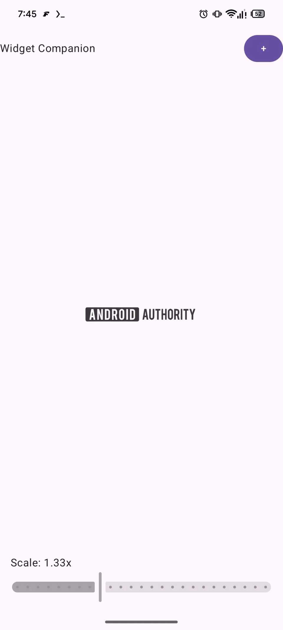 Captura de tela mostrando o widget da tela inicial do Android Auto