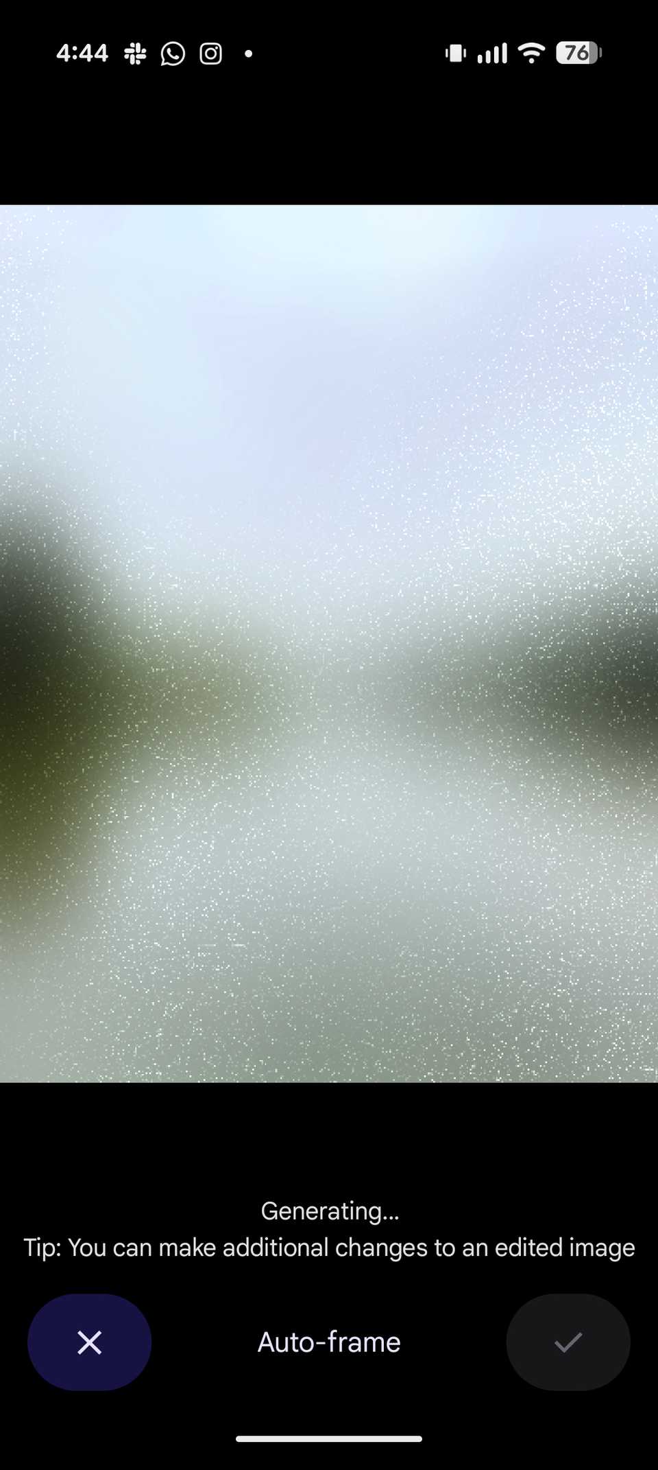 Auto frame generating images in Google Photos