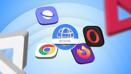 I paid $20 for a Chrome selection, and it made me recognize Chrome extra A globe with a web address bar surrounded by the icons of Chrome, Firefox, Opera, and Samsung Internet.