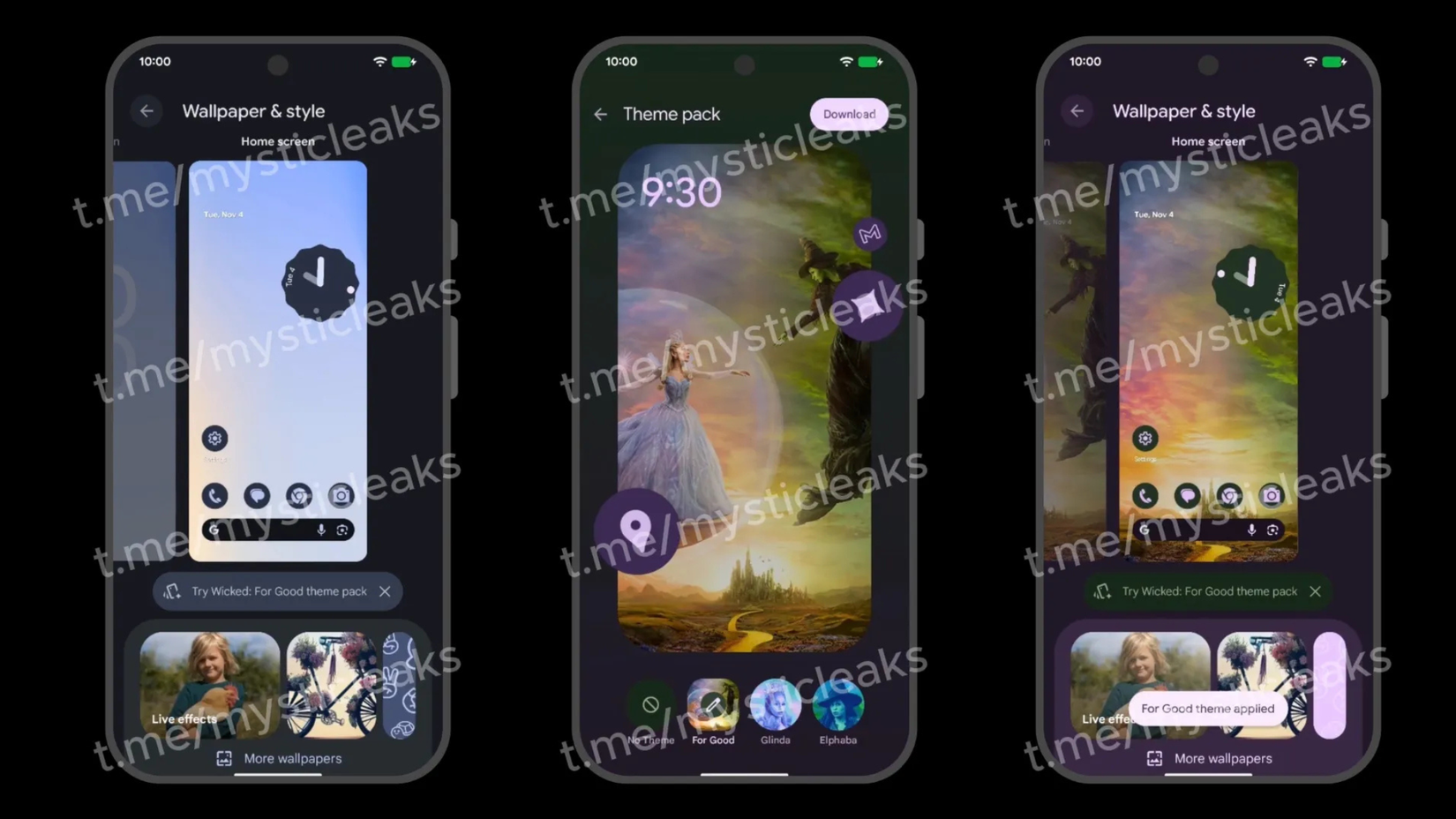 Feature Drop November 2025 Theme Pack