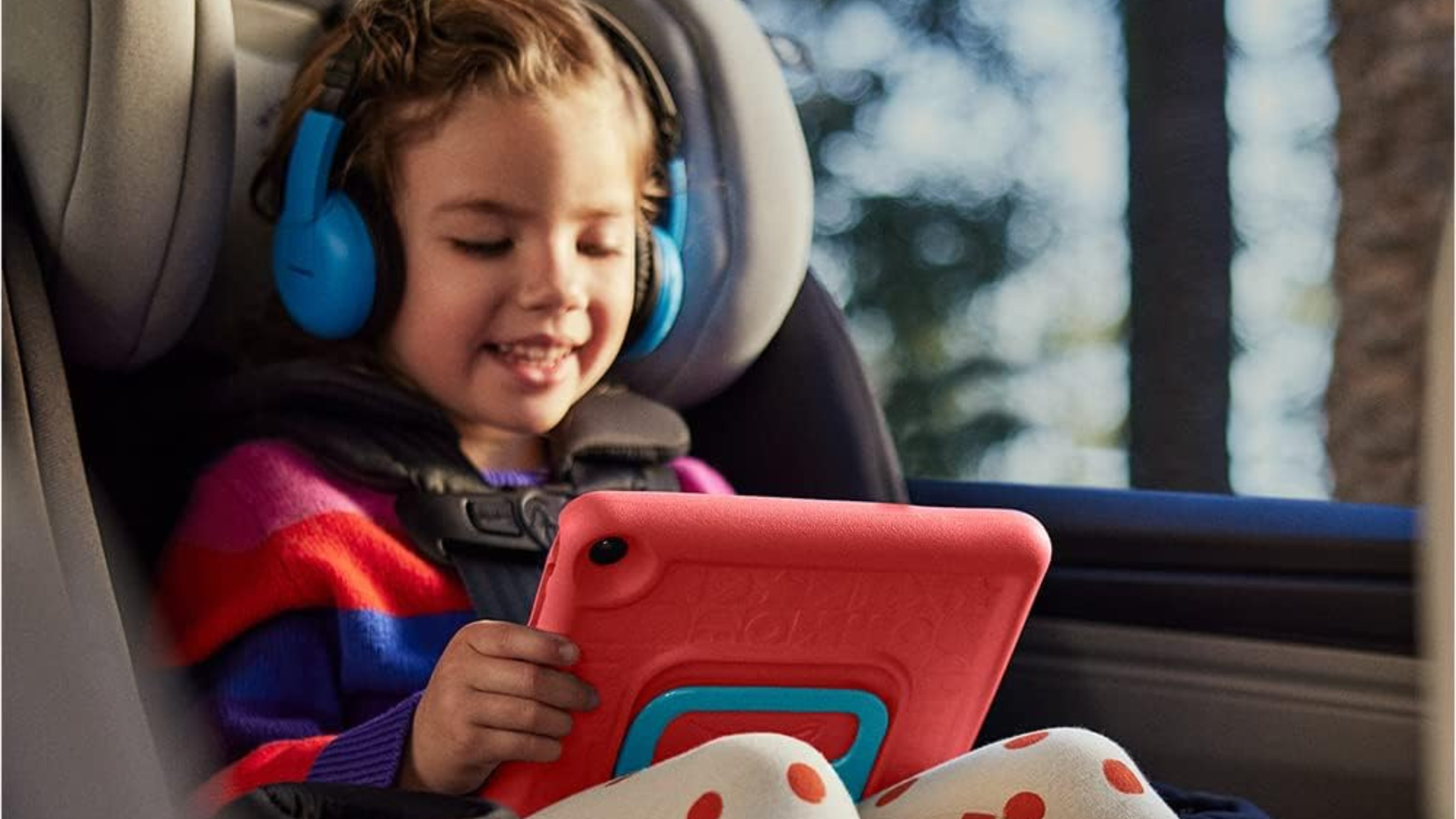 Child using Amazon Fire 7 Kids
