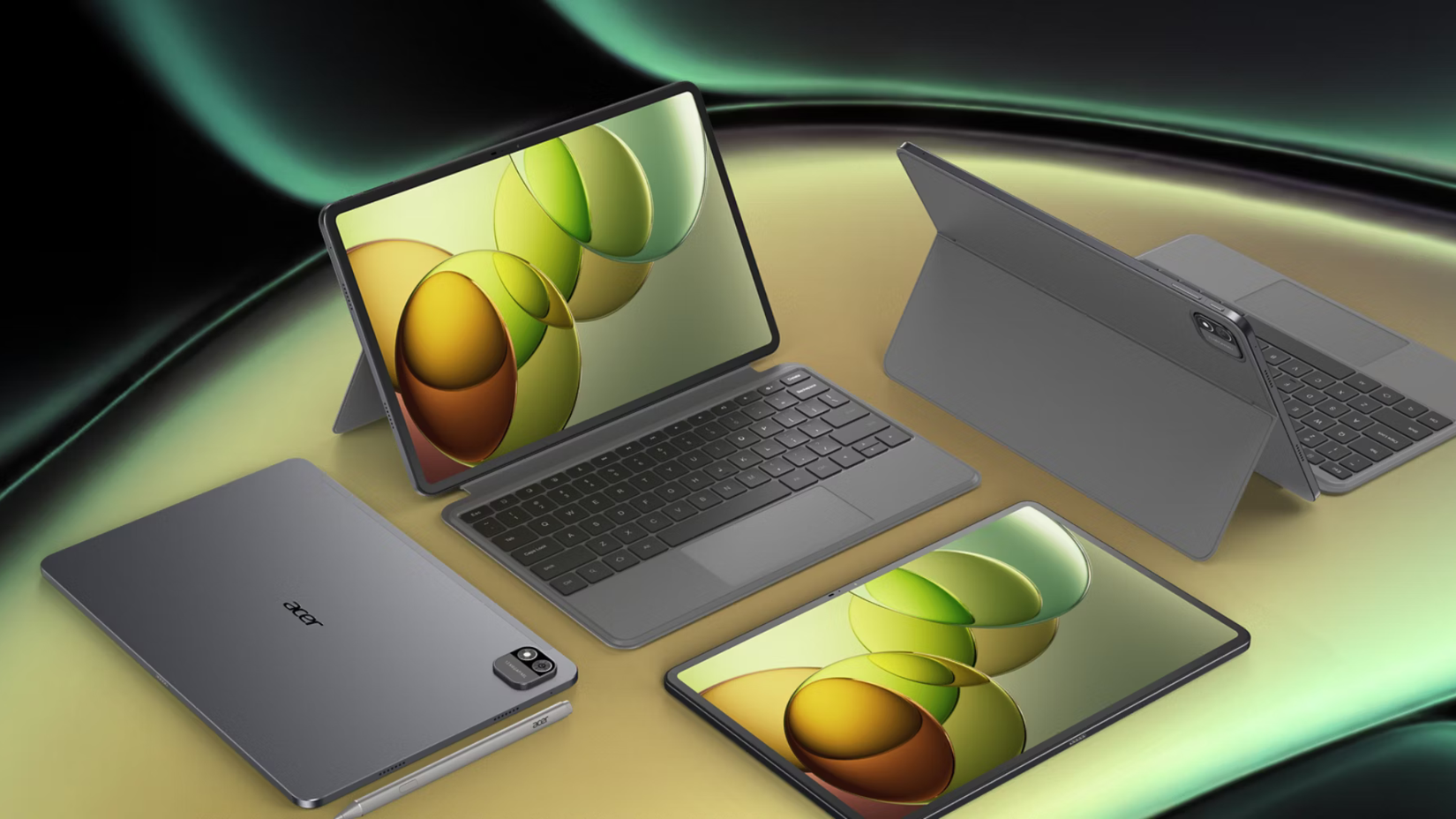 Acer Iconia X12 in different kinds of setups