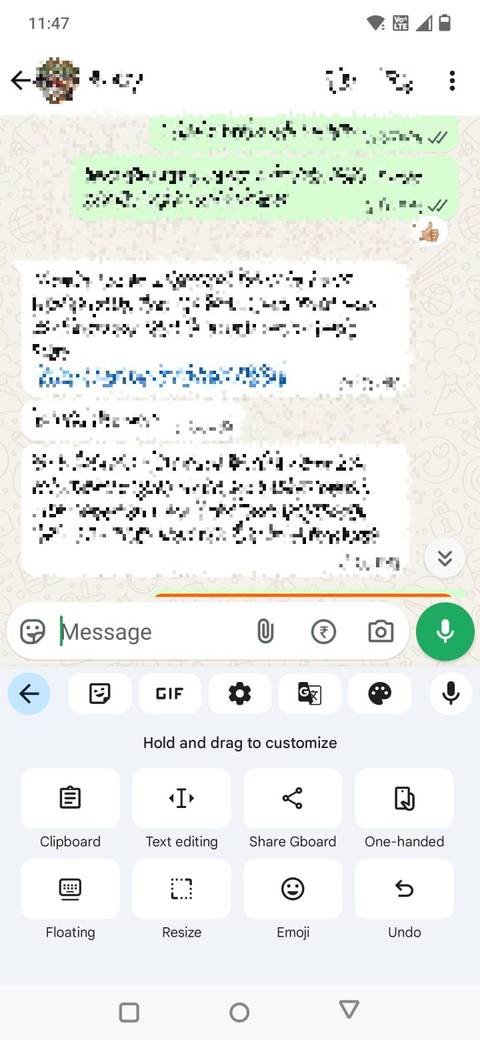 لقد توقفت أخيرًا عن ارتكاب الأخطاء المطبعية باستخدام ميزات Gboard التي تم الاستخفاف بها 6 لقطة شاشة تُظهر رمز الحافظة في Gboard