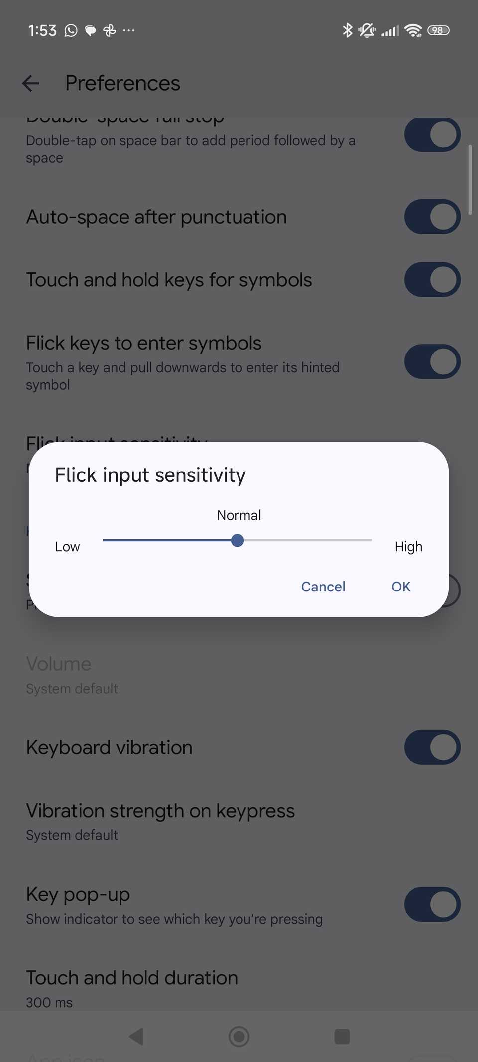 تعمل إيماءة النقر الجديدة في Gboard على جعل كتابة الرموز أمرًا سهلاً 1 حساسية النقر في Gboard لنظام Android