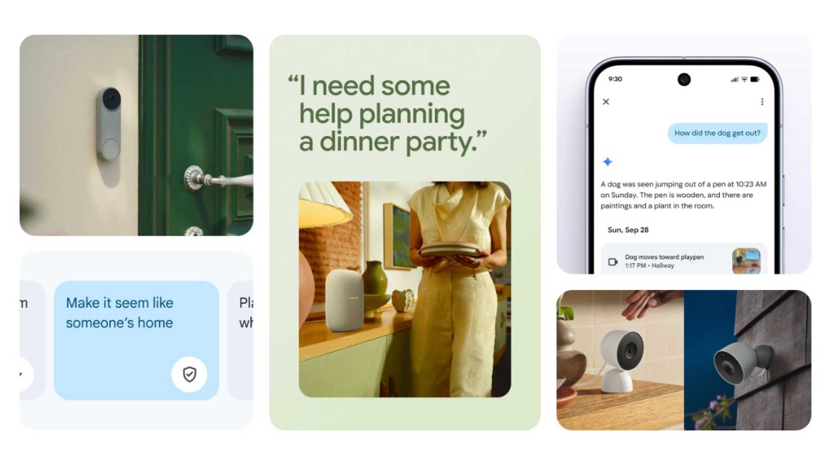 imagens de hardware e recursos do Google Home