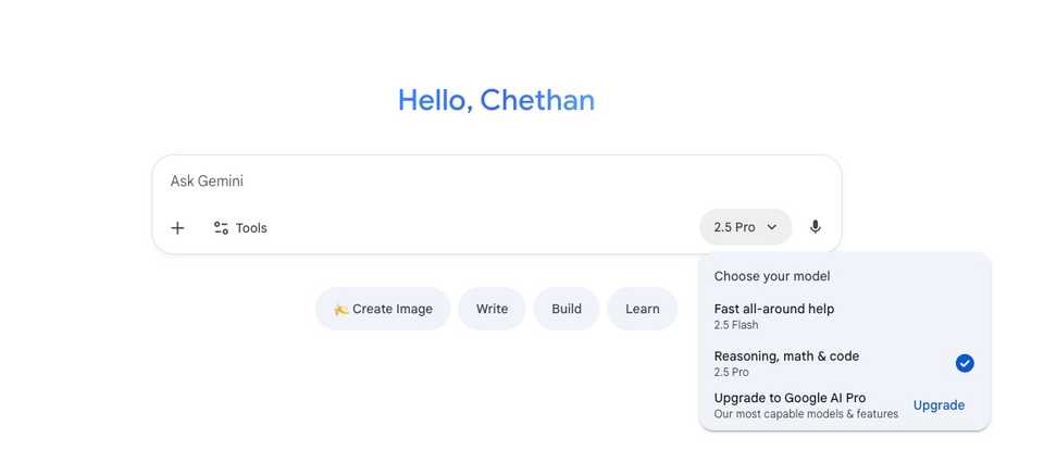 يعمل تحديث Google Gemini على تسهيل الوصول إلى هذه الميزة الأساسية 2 قام الجوزاء بنقل نموذج Switcher-web-1