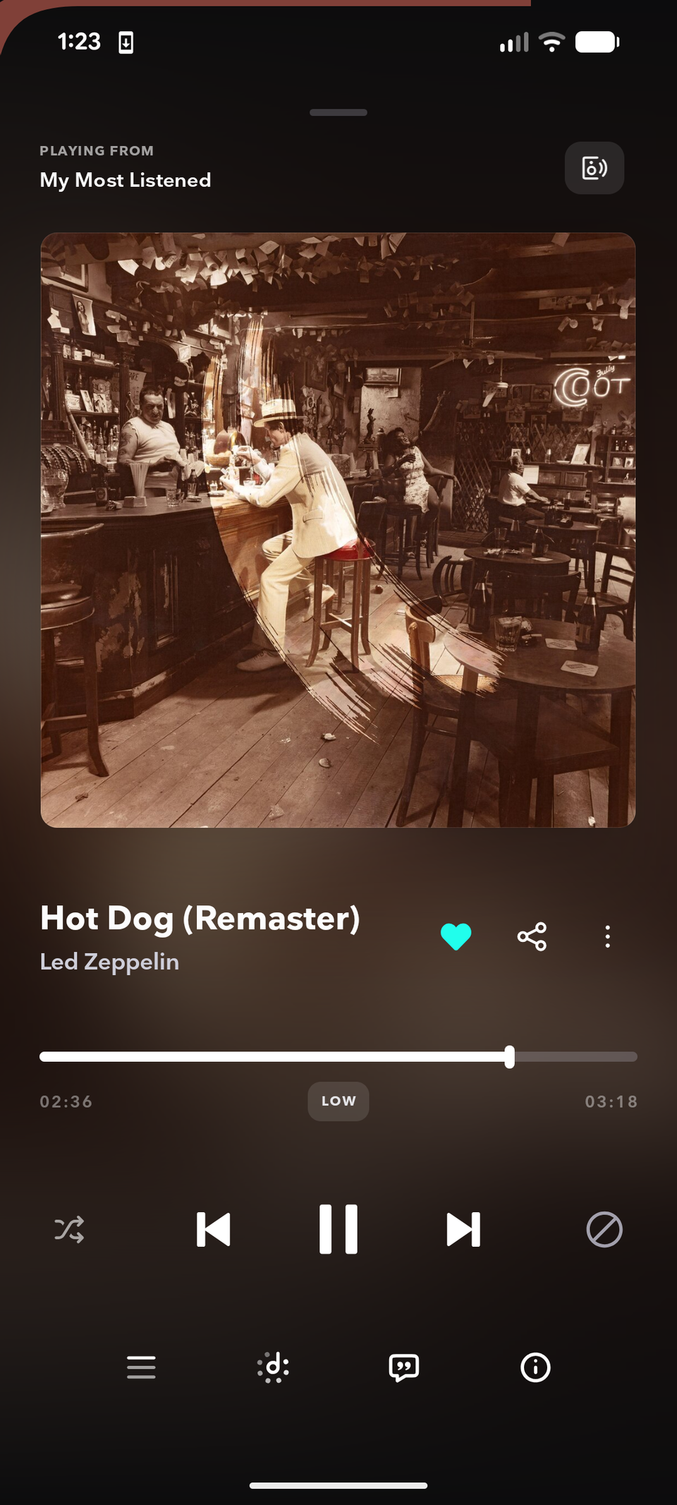 تطبيق الموسيقى المد والجزر تشغيل الموسيقى