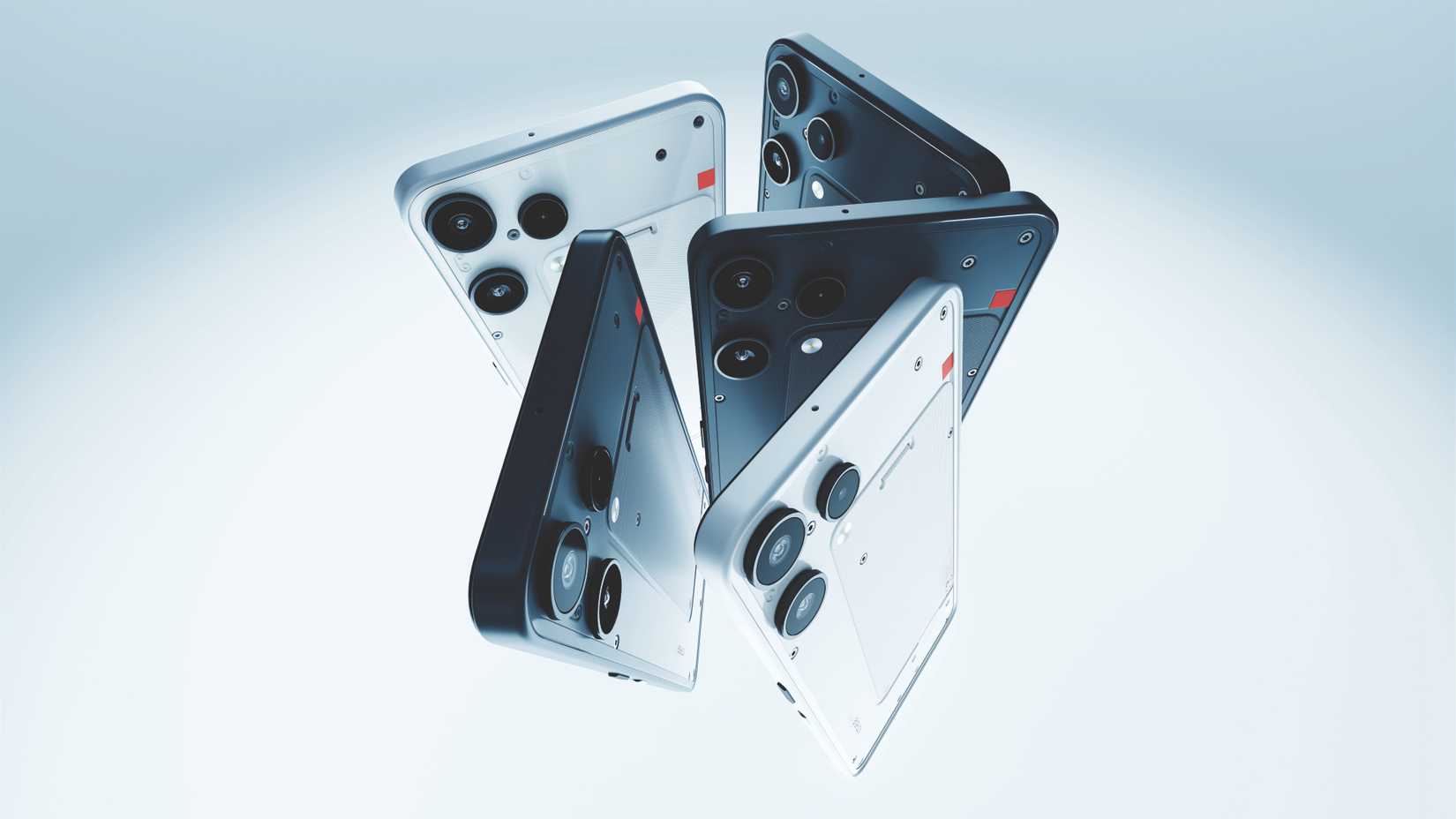 A press image showing the Nothing Phone 3a Lite