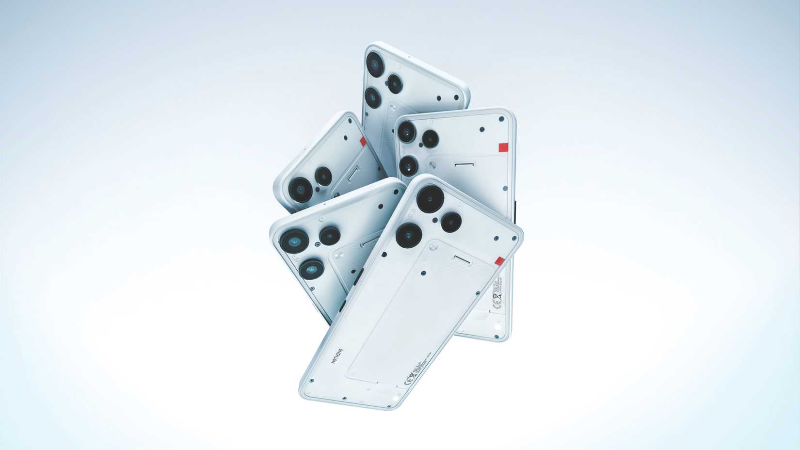 A press image showing the Nothing Phone 3a Lite