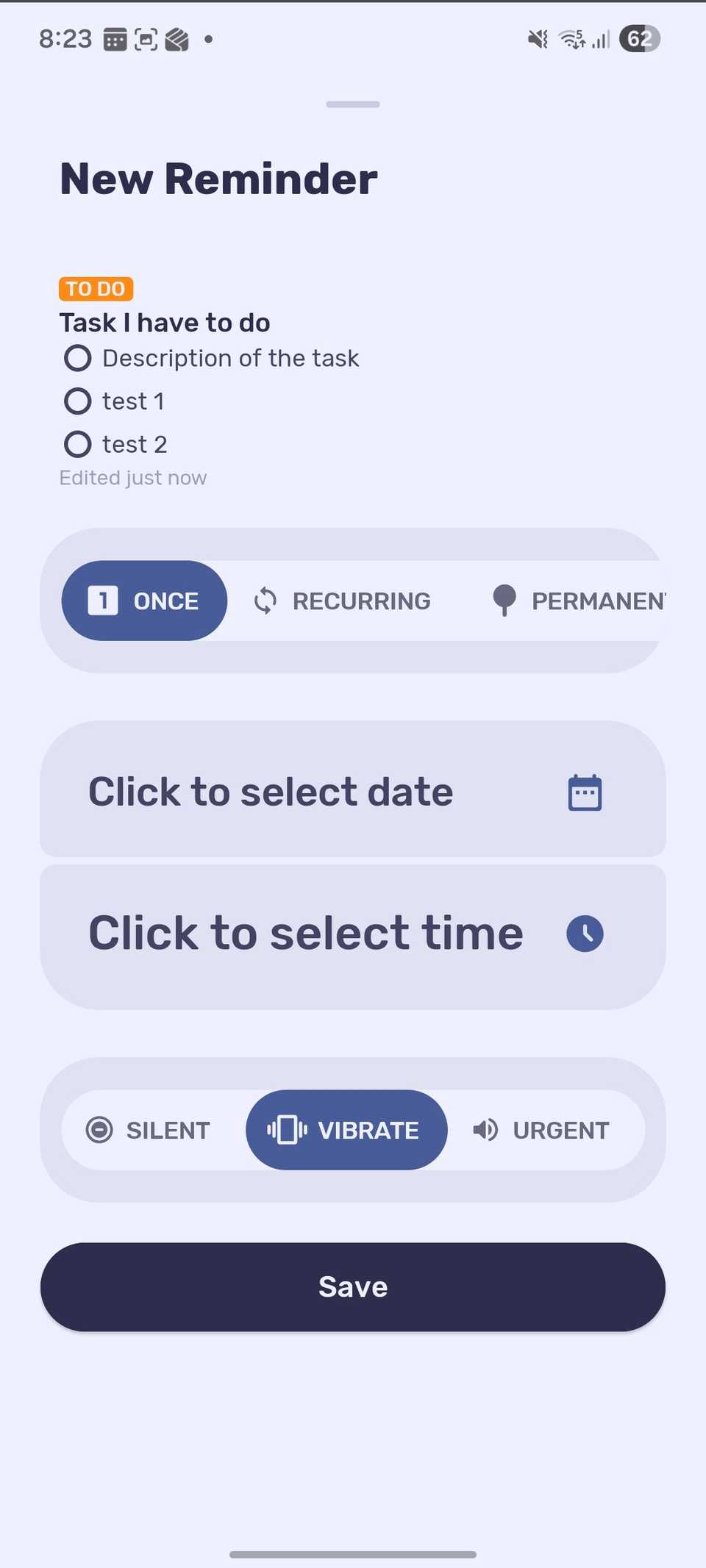 Bundled Notes reminders