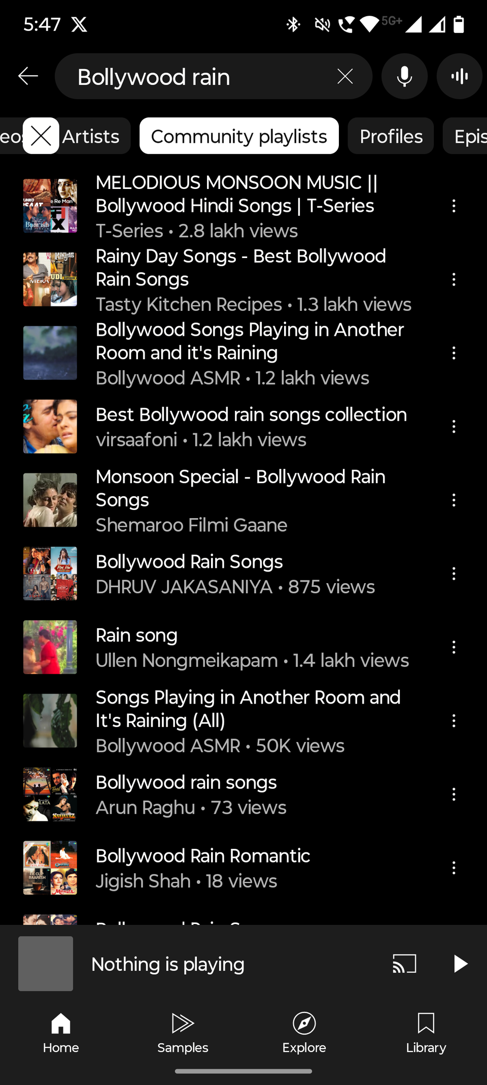 لماذا يبدو YouTube Music أخيرًا أفضل جزء من YouTube 4 لقطة شاشة تعرض قوائم تشغيل المجتمع على YouTube Music