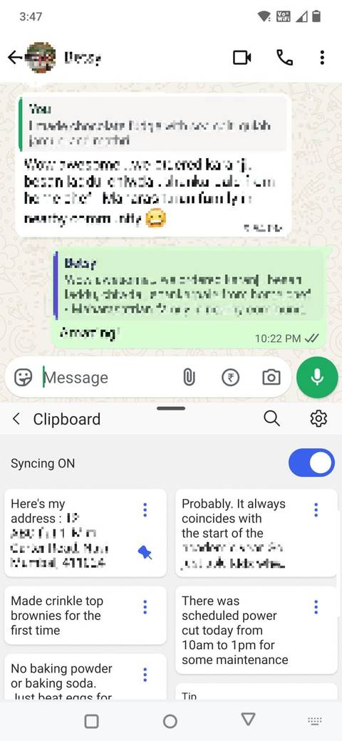 لقد قمت بتجربة SwiftKey لمدة شهر وهذه الميزات جعلتني أرغب في التخلص من Gboard إلى الأبد 2 لقطة شاشة توضح ميزة الحافظة في SwiftKey