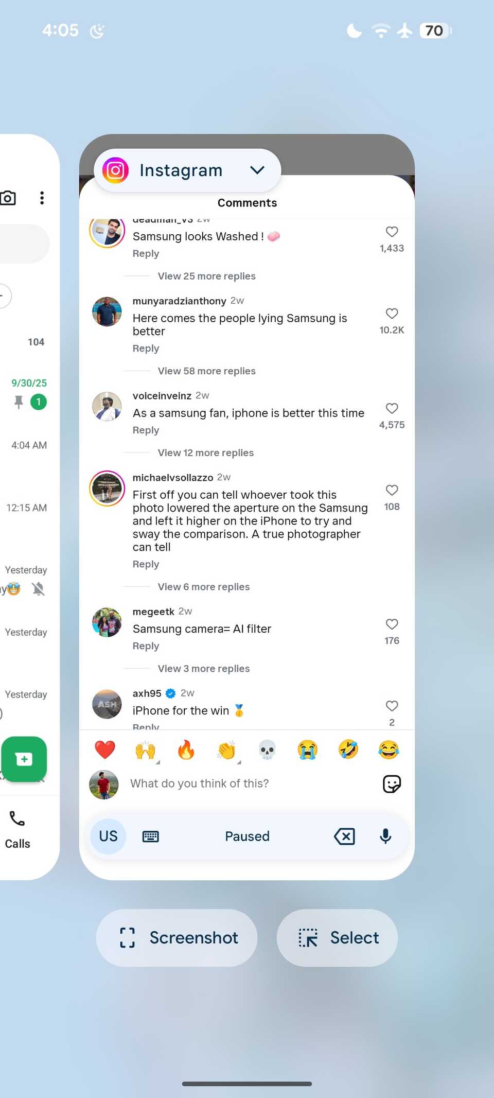 recent apps menu on Pixel