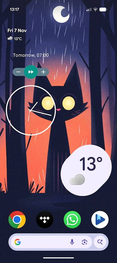 حل تطبيق Android هذا محل عنصر أساسي عمره عقد من الزمن 4 أدوات amdroid على الشاشة الرئيسية