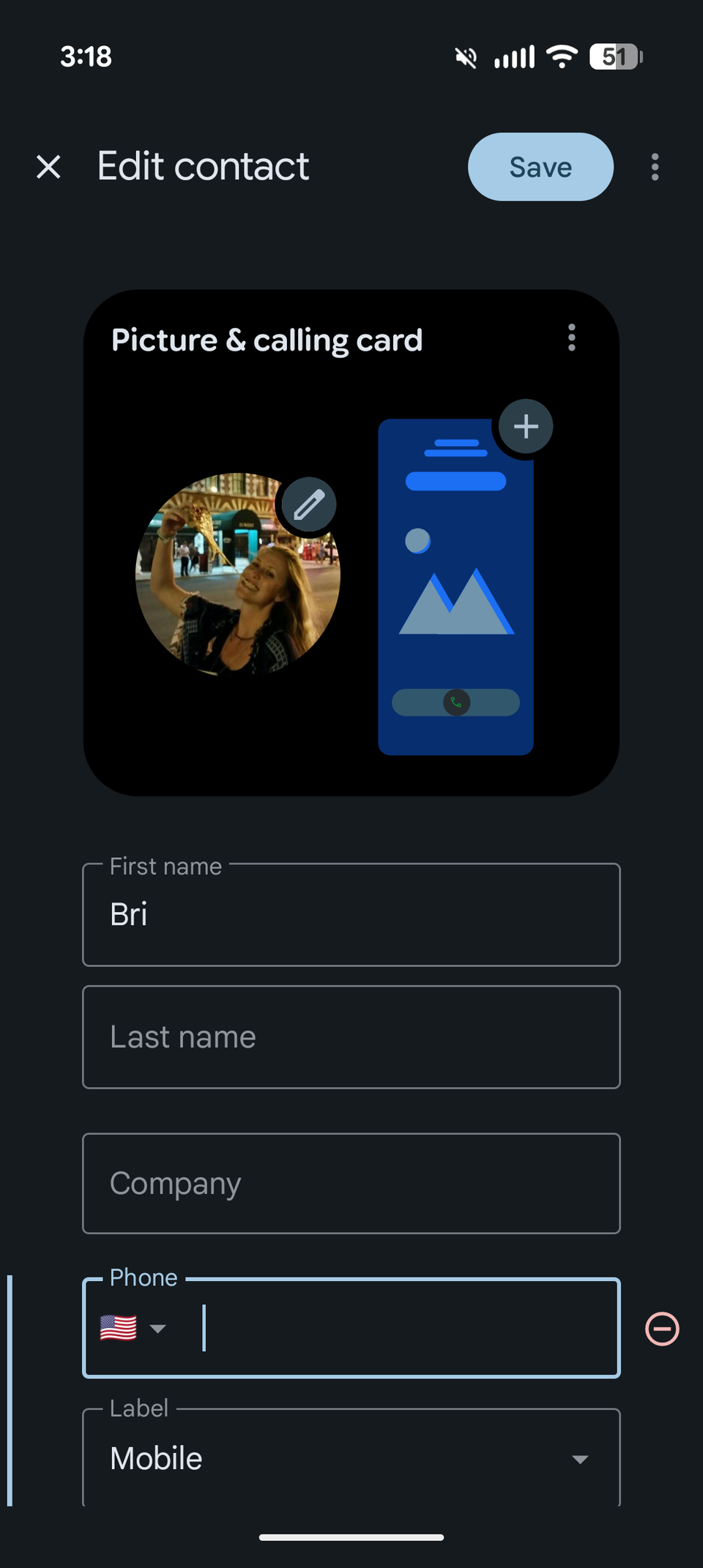 How to create custom calling cards on the Google Pixel 10