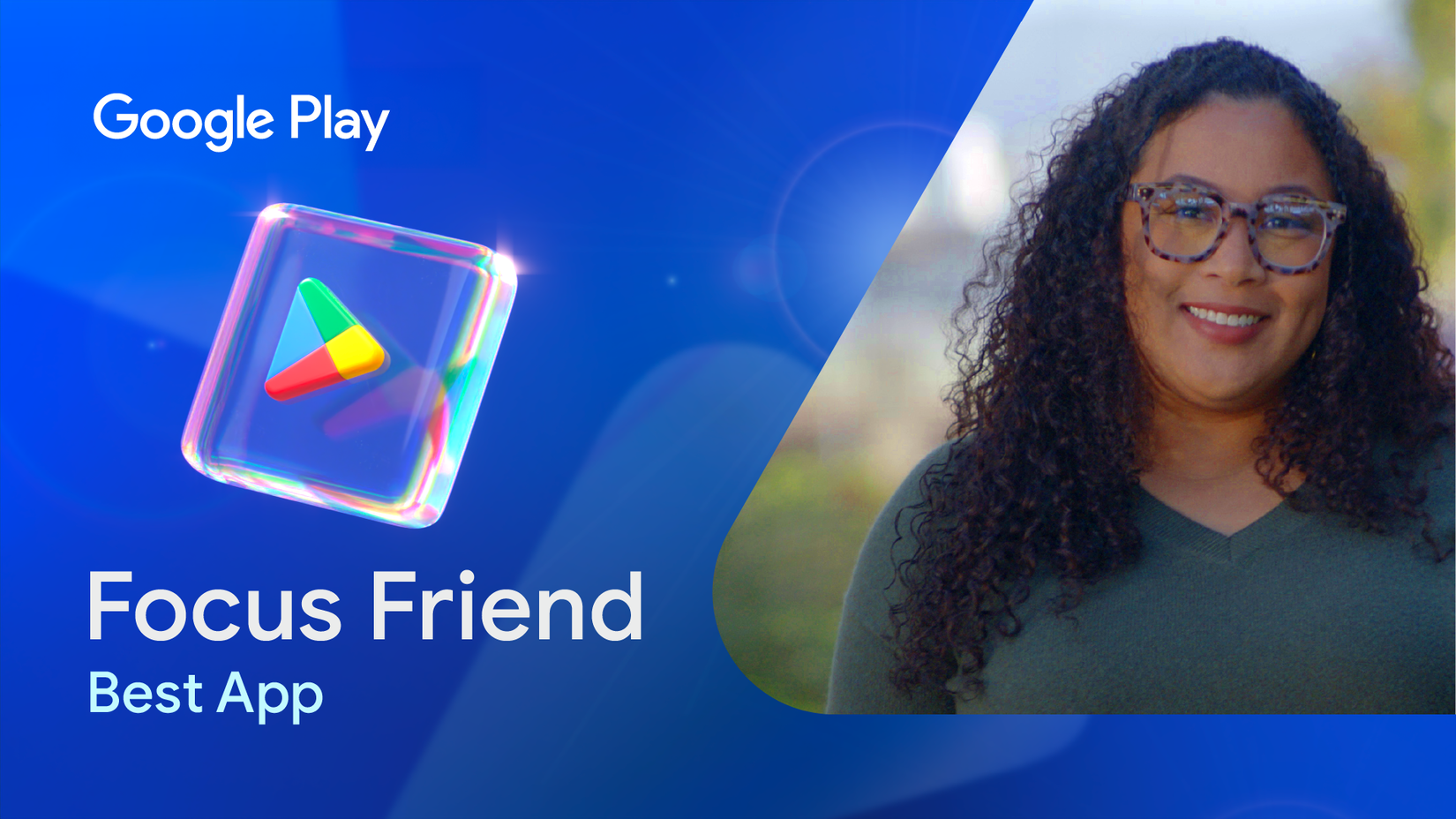 A graphic highlighting Focus Friend as 2025's best app.