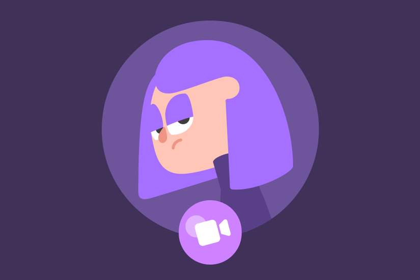 Lily, the Duolingo video call mascot
