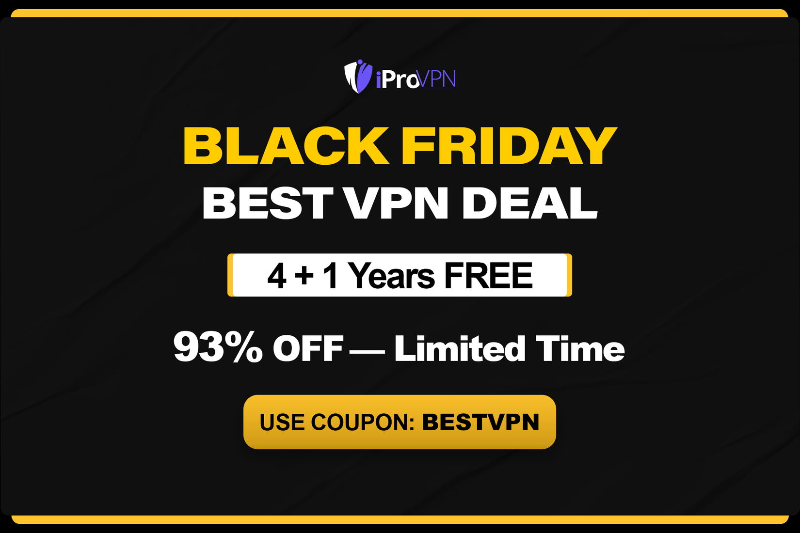 Promozione iProVPN Black Friday 2025.