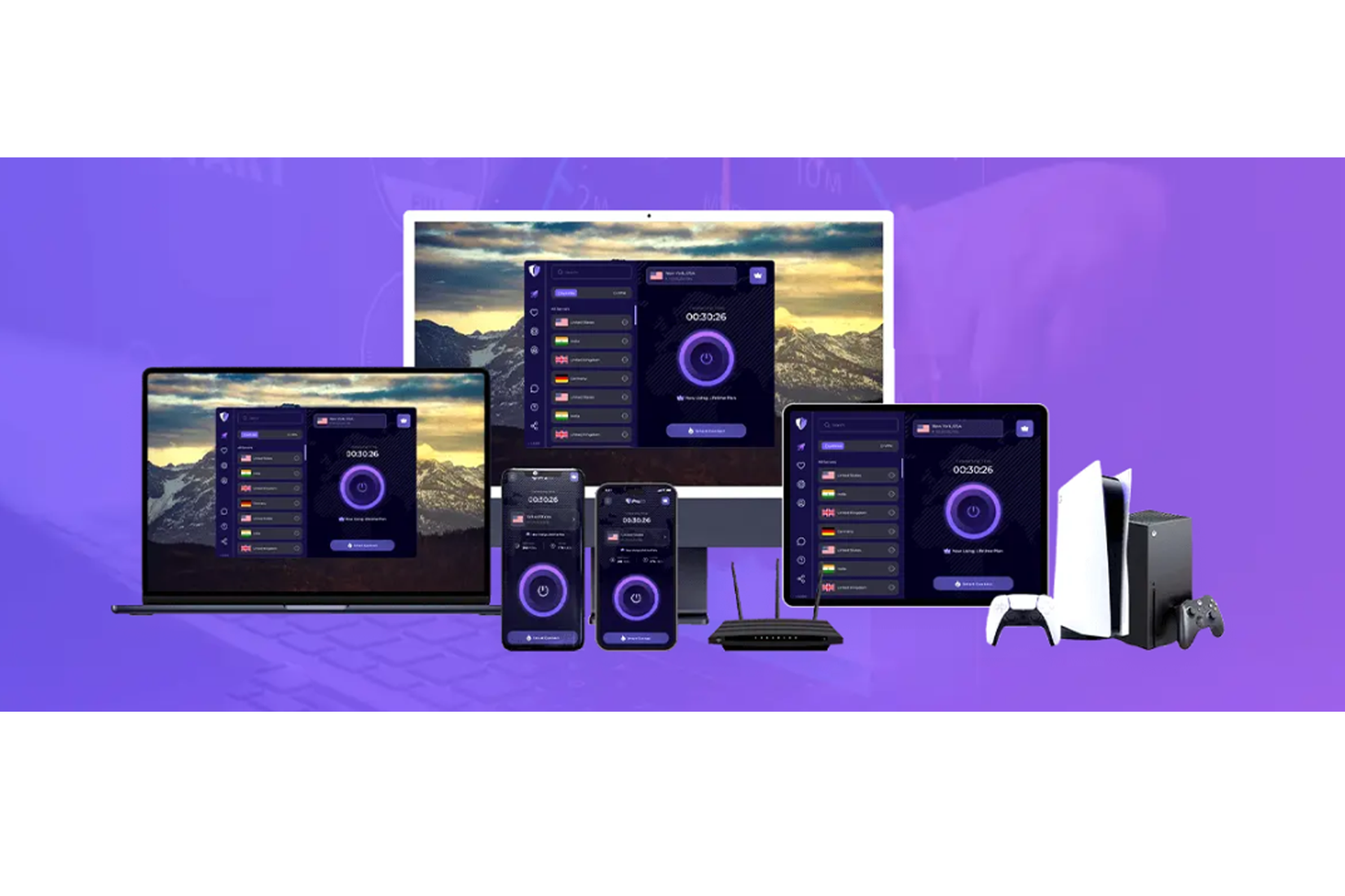 Utilizza iProVPN con un massimo di 10 dispositivi.