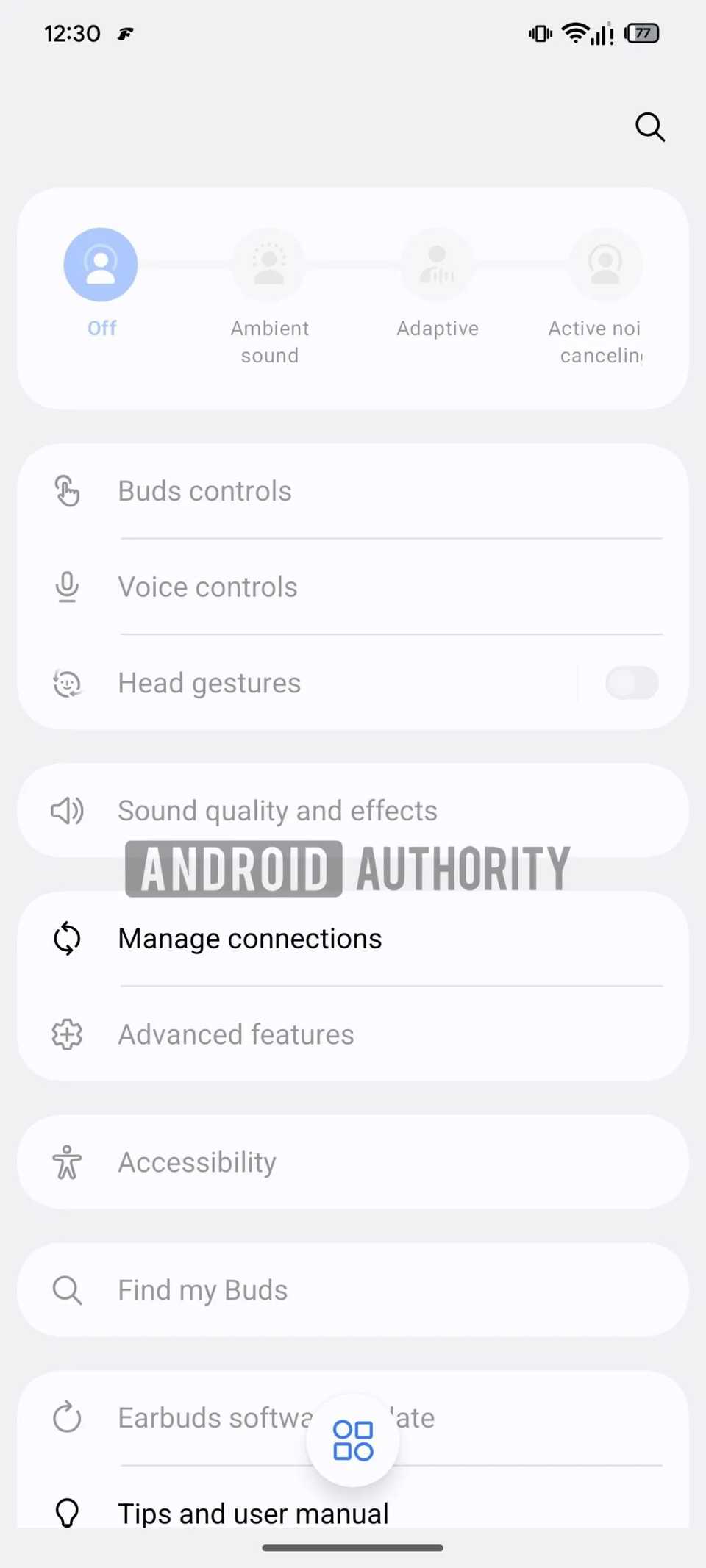 يشير تسرب جديد إلى أن Galaxy Buds 4 Pro سيكون بمثابة ترقية جدية 1 لقطة شاشة توضح ميزة إيماءات الرأس في Galaxy Buds 4 Pro