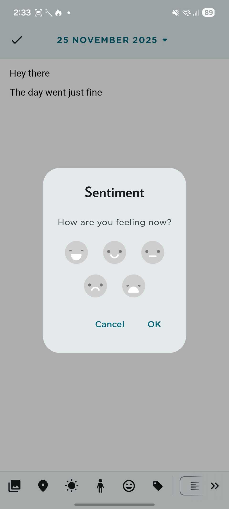 Journey app sentiment
