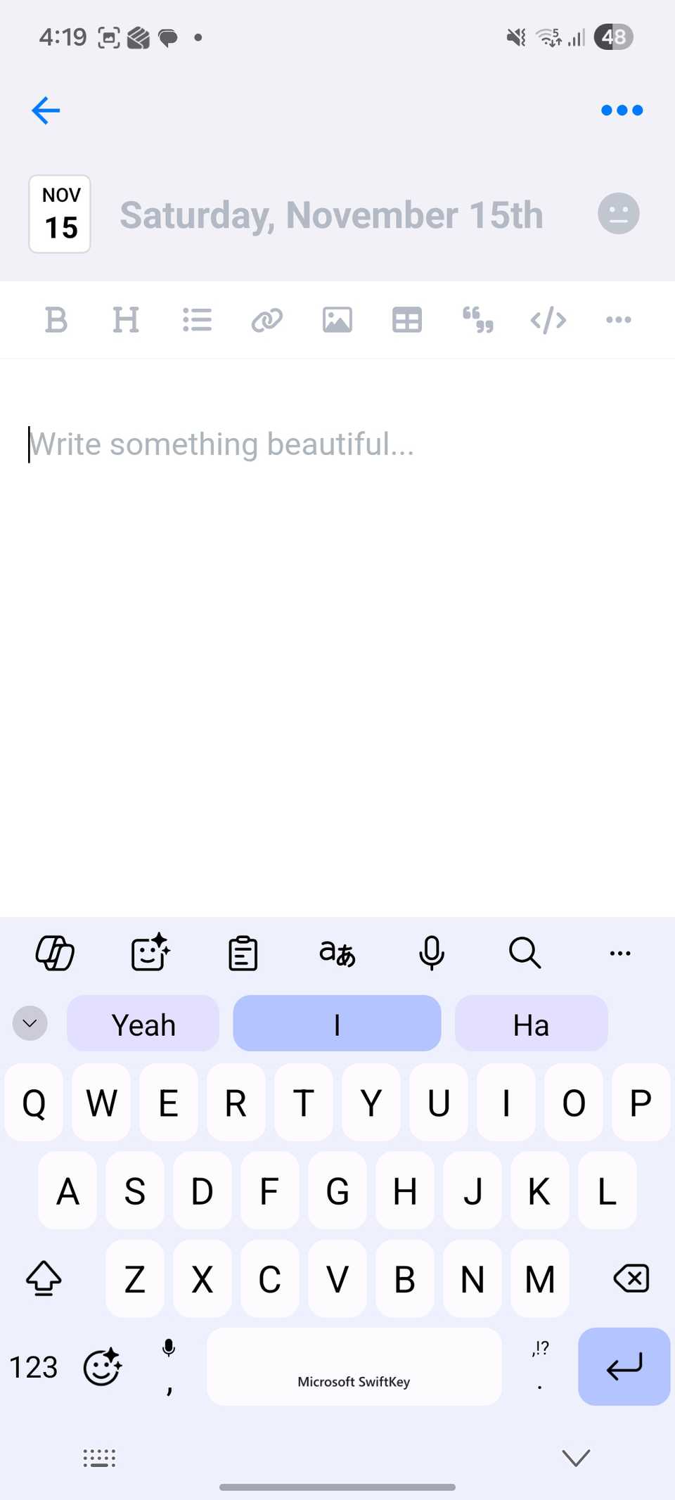 إدخال مجلة Lunatask