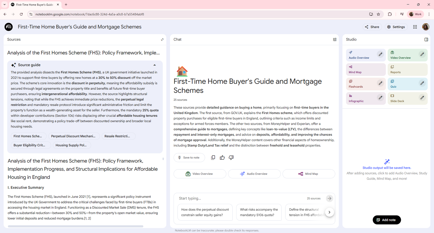 deep research report in NotebookLM
