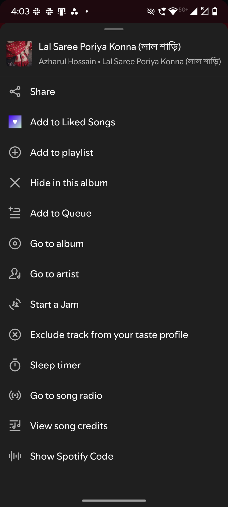 لم أعتقد أبدًا أنني سأعود إلى Spotify حتى وجدت هذه الميزة الأقل شهرة 1 لقطة شاشة توضح استبعاد المسار في خيار ملف تعريف الذوق الخاص بك