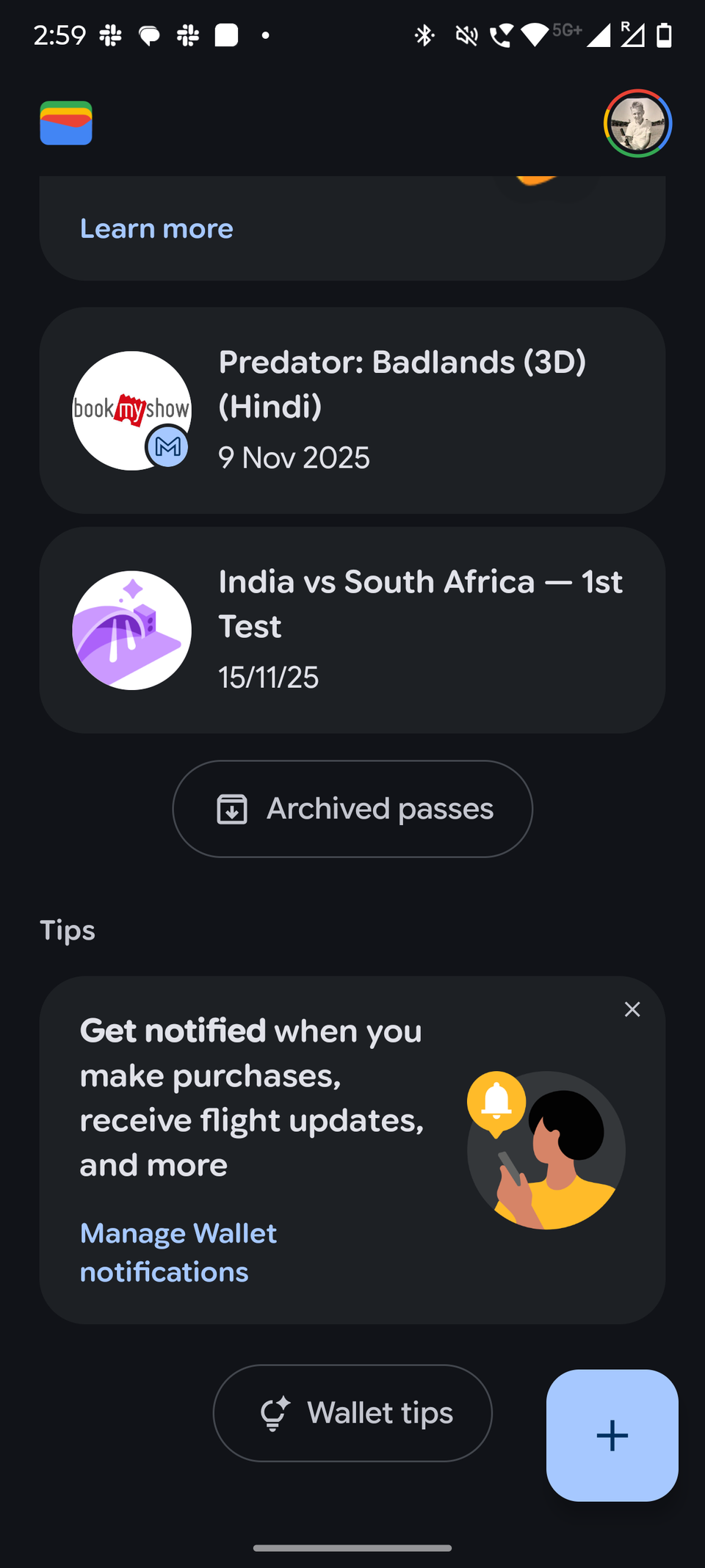الميزة الوحيدة لـSamsung Wallet لا تزال غير قادرة على تحقيق النجاح - وربما لن تفعل ذلك أبدًا 3 لقطة شاشة تعرض الصفحة الرئيسية لمحفظة Google