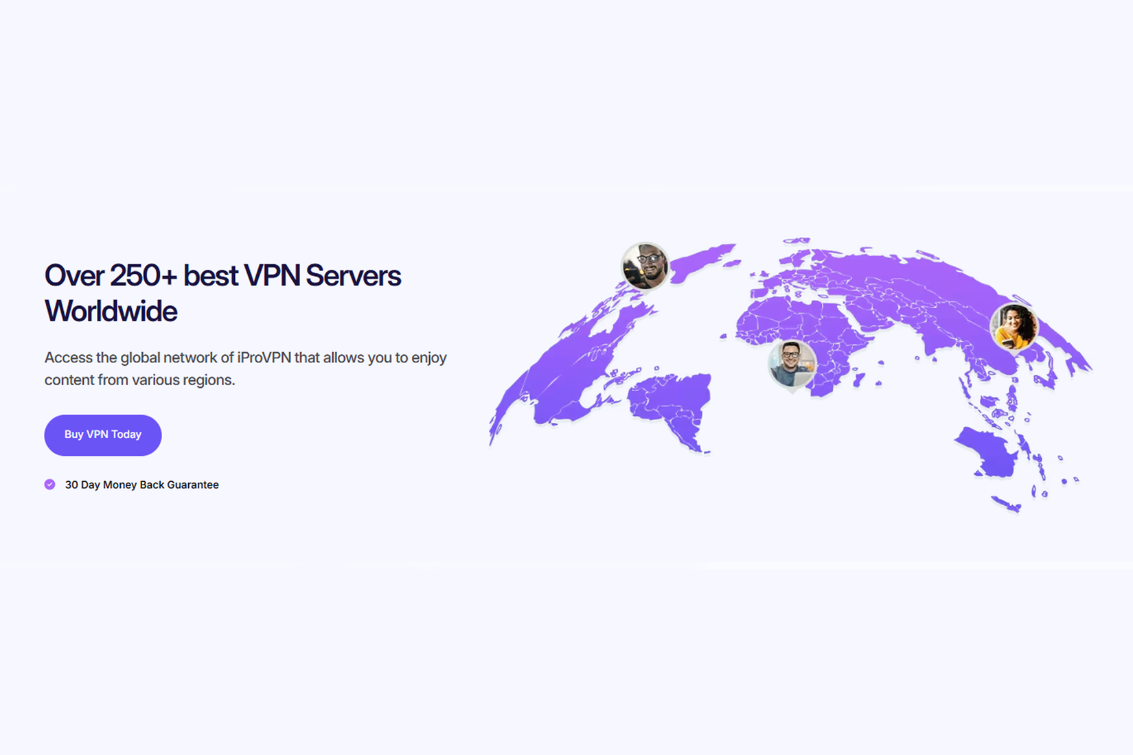 Posizioni dei server di accesso globale iProVPN.