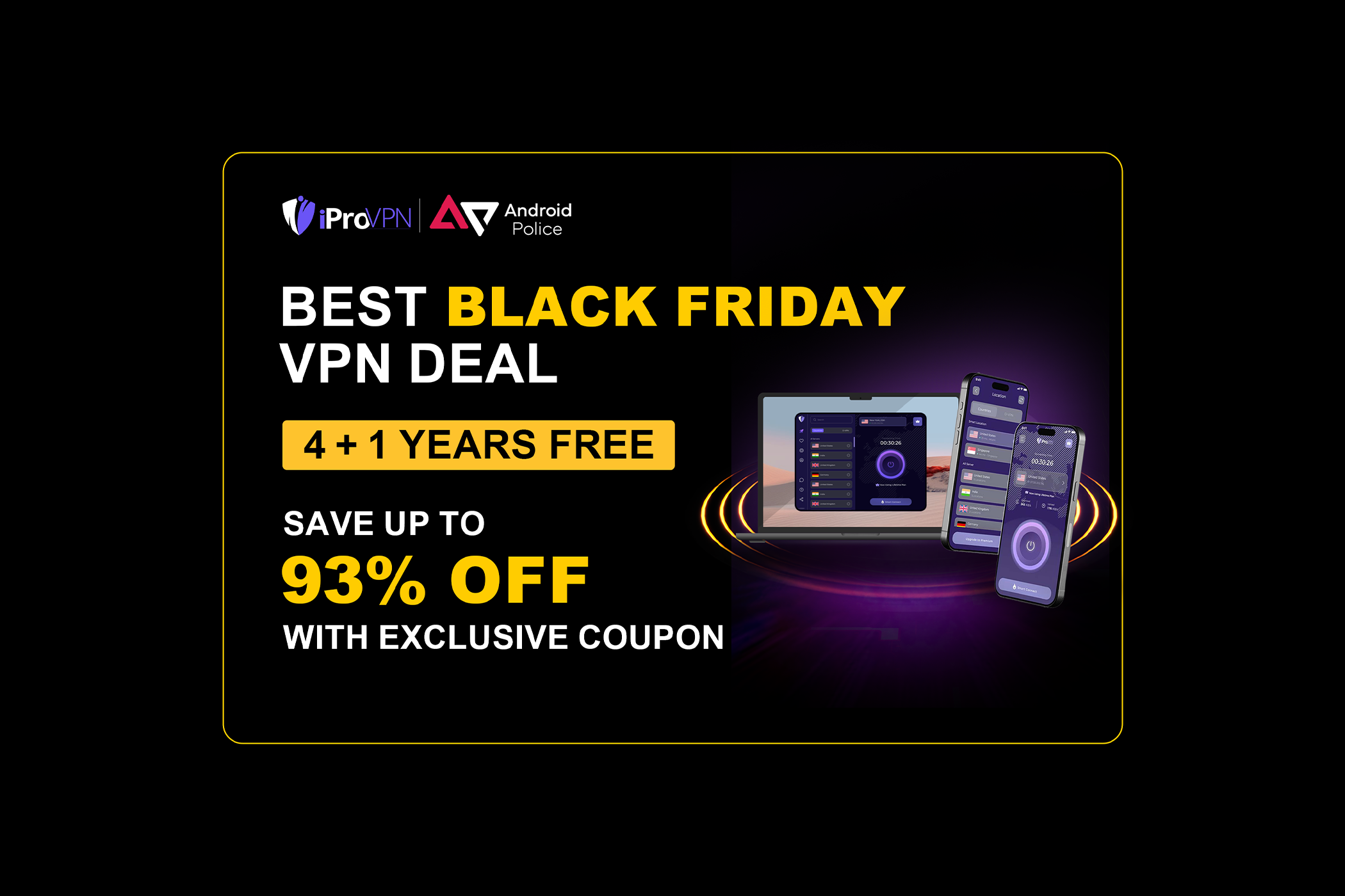 Best Black Friday VPN Deal: iProVPN’s Biggest Discount Ever (93% Off)